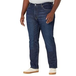 NWT Levi's Men's 505 Regular Fit Jeans Nail Loop Knot-Dark Indigo 52W x 34L